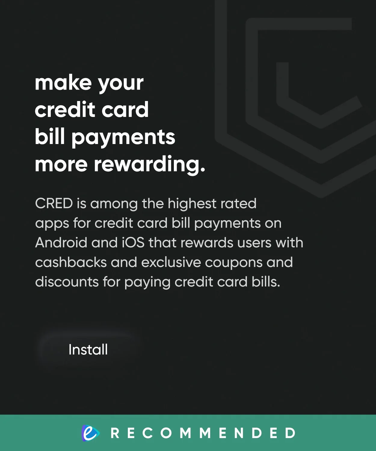 CRED - Most Rewarding Credit Card Bill Payment App