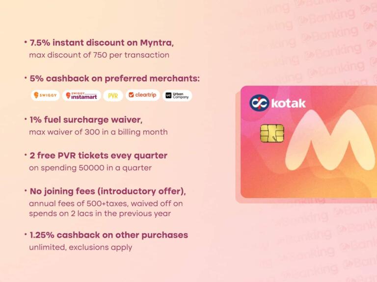 Myntra Kotak Credit Card Launched eBanking.in